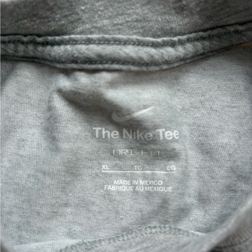 Michigan State Spartans Nike Dri-Fit Women’s Long Sleeve T-Shirt XL Gray Green - Picture 2 of 6
